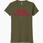 MVSU Delta Devils Next Level Women's Tri-Blend Tee Front Thumbnail