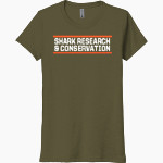 Shark Research & Conservation The Official Online Store Next Level Women's Tri-Blend Tee Front Thumbnail