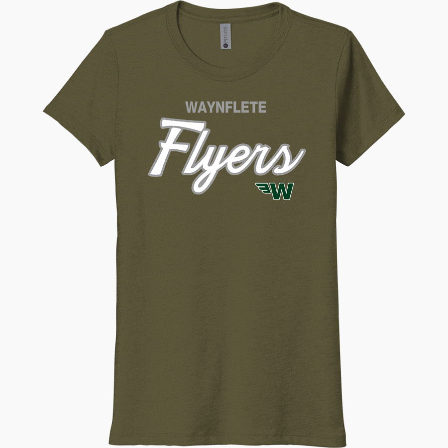 WAYNFLETE SCHOOL FLYERS Next Level Women's Tri-Blend Tee