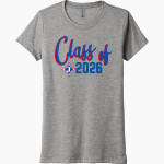 Jefferson Dragons <span class="pdp-name-mascot">Jefferson Dragons</span> Next Level Women's Tri-Blend Tee Front Thumbnail