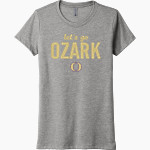 OZARK HIGH SCHOOL HILLBILLIES <span class="pdp-name-mascot">OZARK HILLBILLIES</span> Next Level Women's Tri-Blend Tee Front Thumbnail