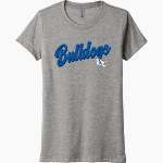 Barton College Official Store of the Bulldogs <span class="pdp-name-mascot">Barton Bulldogs</span> Next Level Women's Tri-Blend Tee Front Thumbnail