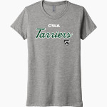 CWA Tarriers Next Level Women's Tri-Blend Tee Front Thumbnail