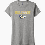 Wingate University Bulldogs <span class="pdp-name-mascot">Wingate Bulldogs</span> Next Level Women's Tri-Blend Tee Front Thumbnail