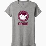 Pride Lions Next Level Women's Tri-Blend Tee Front Thumbnail