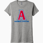 Alamance Christian Warriors Next Level Women's Tri-Blend Tee Front Thumbnail