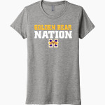 Miles Golden Bears Next Level Women's Tri-Blend Tee Front Thumbnail