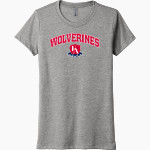 Frontier Academy Wolverines <span class="pdp-name-mascot">Frontier Academy Wolverines</span> Next Level Women's Tri-Blend Tee Front Thumbnail