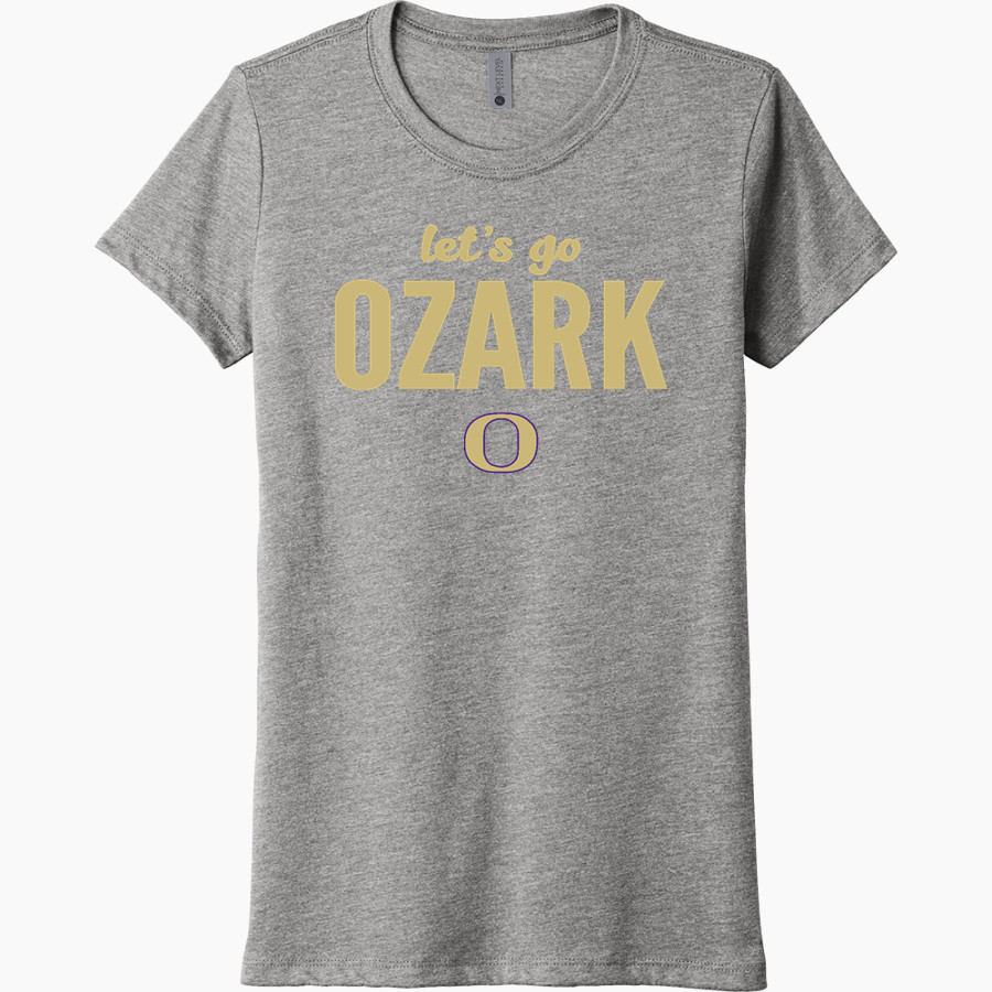 OZARK HIGH SCHOOL HILLBILLIES <span class="pdp-name-mascot">OZARK HILLBILLIES</span> Next Level Women's Tri-Blend Tee