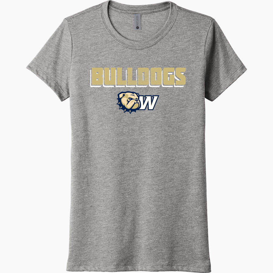 Wingate University Bulldogs <span class="pdp-name-mascot">Wingate Bulldogs</span> Next Level Women's Tri-Blend Tee