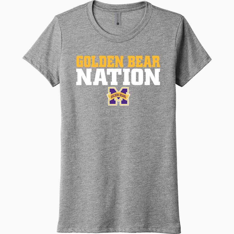 Miles Golden Bears Next Level Women's Tri-Blend Tee