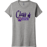 Ballston Spa Scotties The Official Online Store <span class="pdp-name-mascot">Baaston Spa Scotties</span> Next Level Apparel Women's Tri-Blend Tee Front Thumbnail