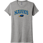 Hocking Hawks <span class="pdp-name-mascot">Hocking College Hawks</span> Next Level Women's Tri-Blend Tee Front Thumbnail