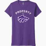SHASTA HIGH SCHOOL WOLVES Next Level Women's Tri-Blend Tee Front Thumbnail