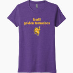 BALL HIGH SCHOOL GOLDEN TORNADOES Next Level Women's Tri-Blend Tee Front Thumbnail