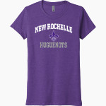 NEW ROCHELLE HIGH SCHOOL HUGUENOTS <span class="pdp-name-mascot">NEW ROCHELLE HUGUENOTS</span> Next Level Women's Tri-Blend Tee Front Thumbnail