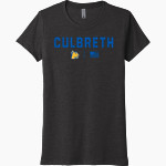 CULBRETH Cougars <span class="pdp-name-mascot">GREY CULBRETH MIDDLE SCHOOL Cougars</span> Next Level Women's Tri-Blend Tee Front Thumbnail