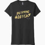 BIG SPRING HIGH SCHOOL STEERS <span class="pdp-name-mascot">BIG SPRING STEERS</span> Next Level Women's Tri-Blend Tee Front Thumbnail