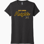 RIO LINDA HIGH SCHOOL KNIGHTS <span class="pdp-name-mascot">RIO LINDA KNIGHTS</span> Next Level Women's Tri-Blend Tee Front Thumbnail