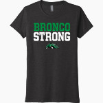 Blackfoot Broncos Next Level Women's Tri-Blend Tee Front Thumbnail