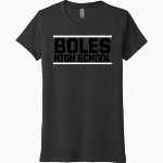 BOLES HIGH SCHOOL HORNETS Next Level Women's Tri-Blend Tee Front Thumbnail