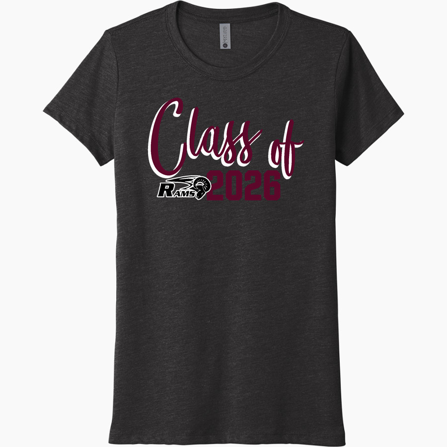 SOUTHWEST LEADERSHIP ACADEMY RAMS Next Level Women's Tri-Blend Tee