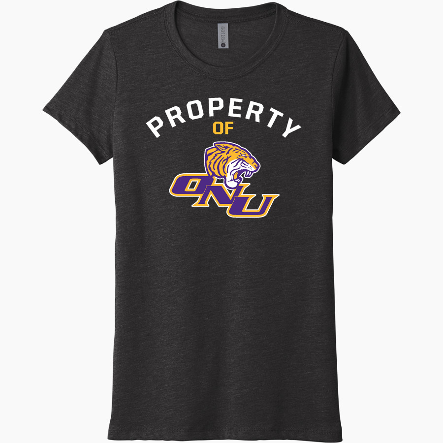 Olivet Nazarene Tigers <span class="pdp-name-mascot">Olivet Nazarene University Tigers</span> Next Level Women's Tri-Blend Tee