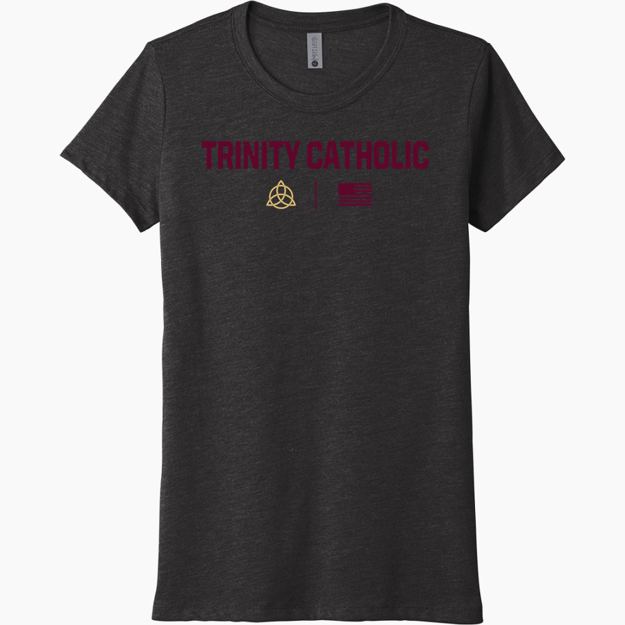 Trinity Catholic Trinity Catholic Next Level Women's Tri-Blend Tee