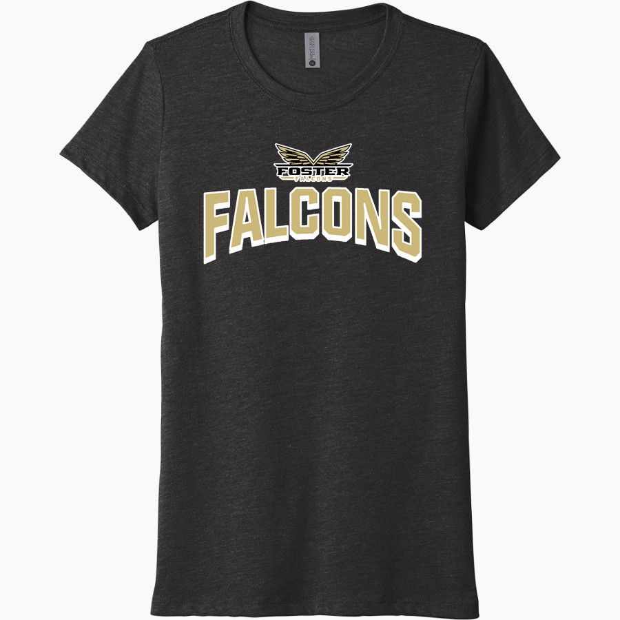 FOSTER HIGH SCHOOL FALCONS <span class="pdp-name-mascot">FOSTER FALCONS</span> Next Level Women's Tri-Blend Tee