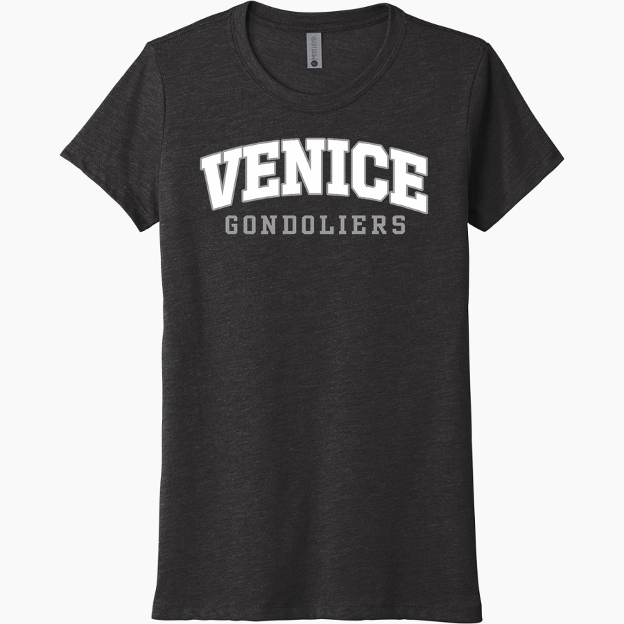 VENICE HIGH SCHOOL GONDOLIERS <span class="pdp-name-mascot">VENICE GONDOLIERS</span> Next Level Women's Tri-Blend Tee
