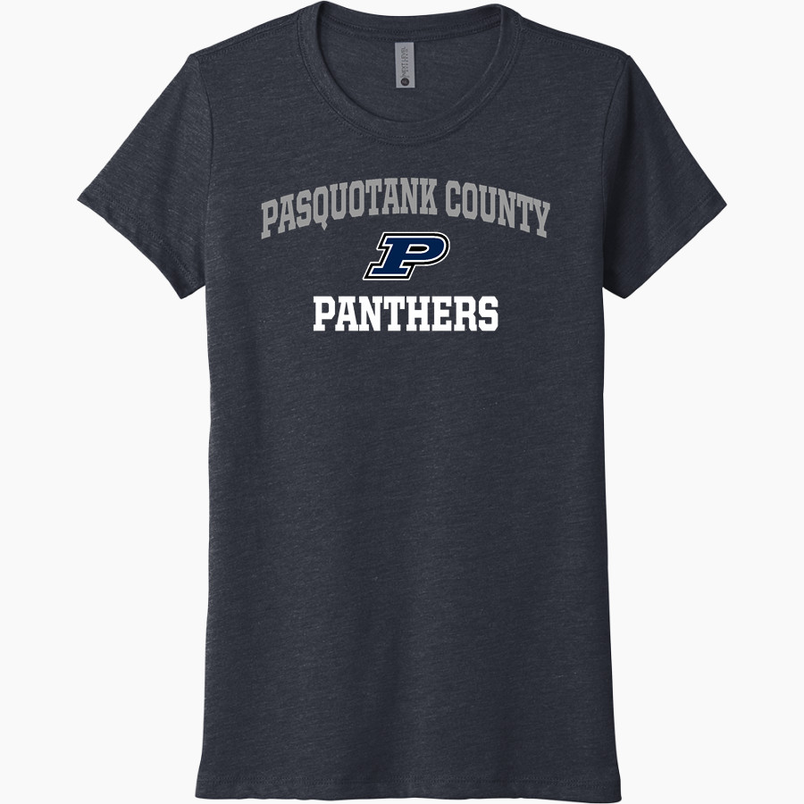 PASQUOTANK COUNTY HIGH SCHOOL PANTHERS <span class="pdp-name-mascot">PASQUOTANK COUNTY PANTHERS</span> Next Level Women's Tri-Blend Tee