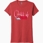 MIDDLEBURG HIGH SCHOOL BRONCOS Next Level Women's Tri-Blend Tee Front Thumbnail