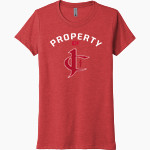 Jupiter Christian Eagles <span class="pdp-name-mascot">Jupiter Eagles</span> Next Level Women's Tri-Blend Tee Front Thumbnail