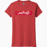 Clarkson-Leigh Patriots Next Level Women's Tri-Blend Tee Front Thumbnail