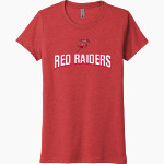 Pulaski Red Raiders <span class="pdp-name-mascot">Pulaski Red Reaiders</span> Next Level Women's Tri-Blend Tee Front Thumbnail