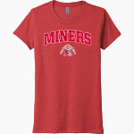 Red Top Miners <span class="pdp-name-mascot">Red Top MIners</span> Next Level Women's Tri-Blend Tee Front Thumbnail