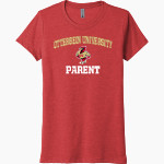 Otterbein University Cardinals Next Level Women's Tri-Blend Tee Front Thumbnail