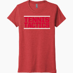 Tennis Tactics Tennis Tactics <span class="pdp-name-mascot">Tennis Tactics</span> Next Level Women's Tri-Blend Tee Front Thumbnail