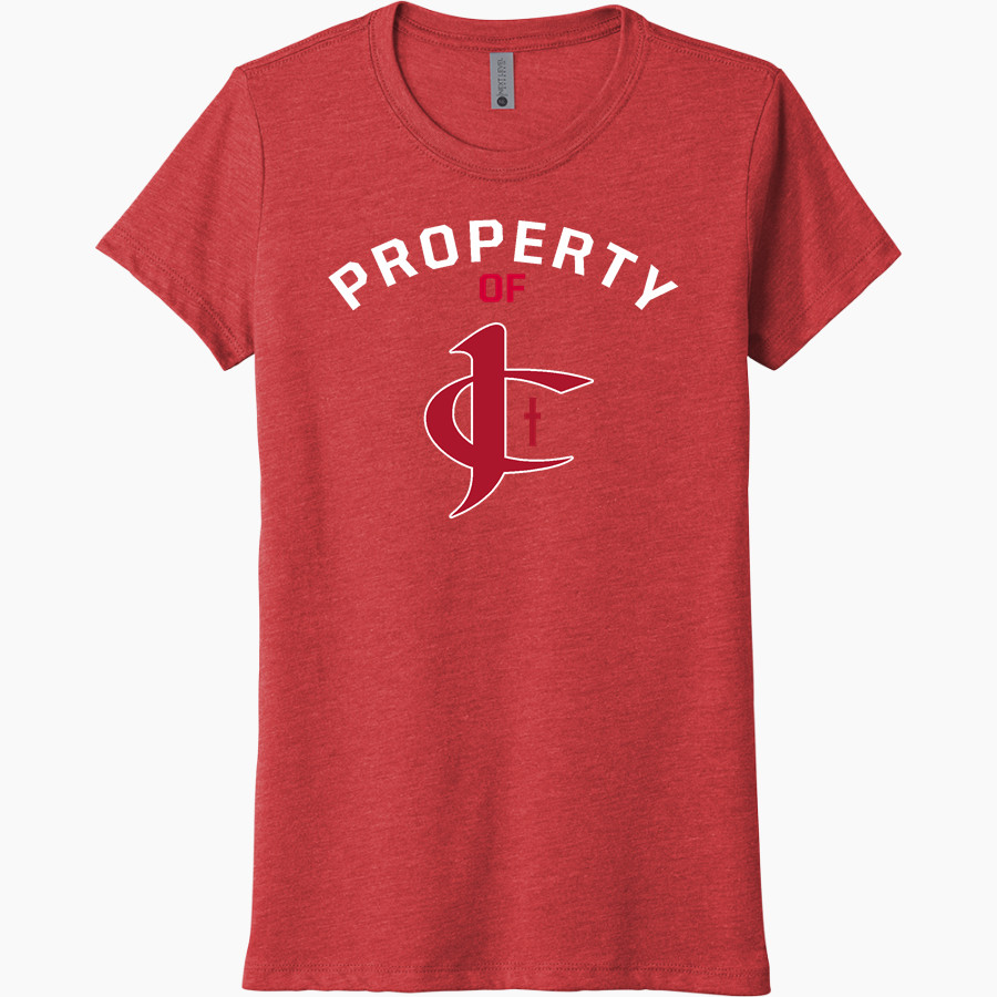 Jupiter Christian Eagles <span class="pdp-name-mascot">Jupiter Eagles</span> Next Level Women's Tri-Blend Tee