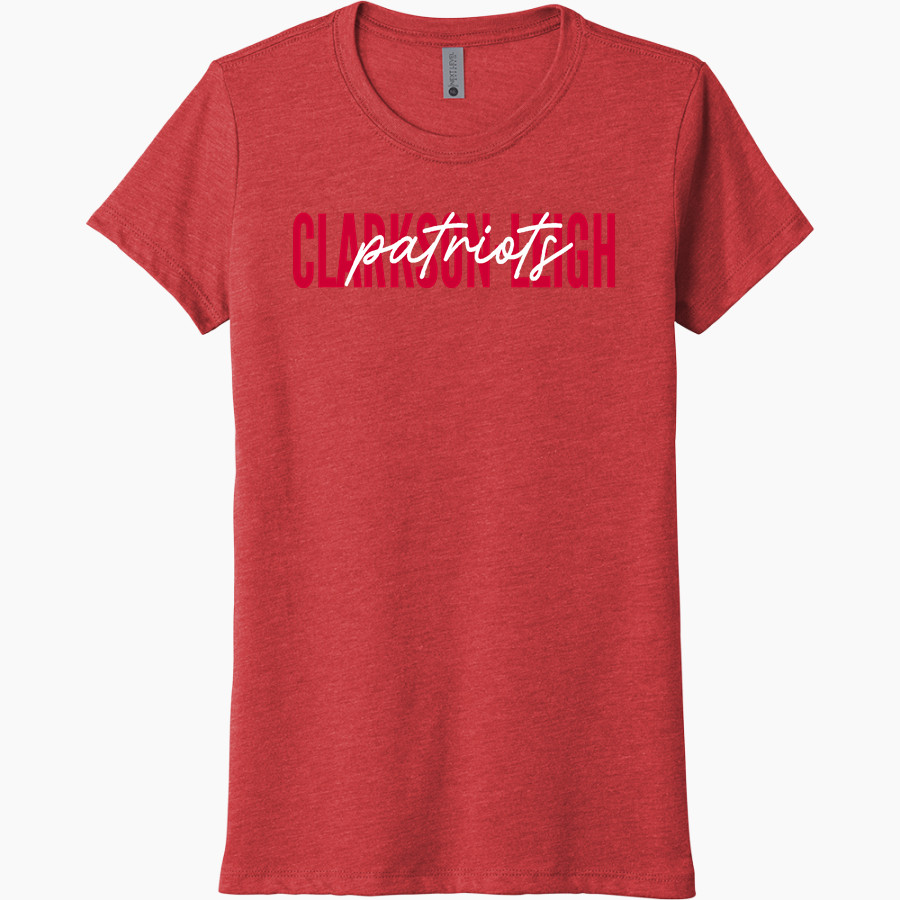 Clarkson-Leigh Patriots Next Level Women's Tri-Blend Tee