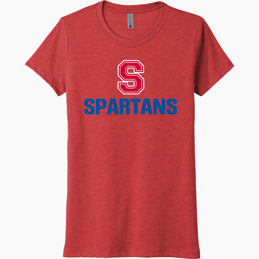SIMLEY HIGH SCHOOL SPARTANS <span class="pdp-name-mascot">SIMLEY SPARTANS</span> Next Level Women's Tri-Blend Tee