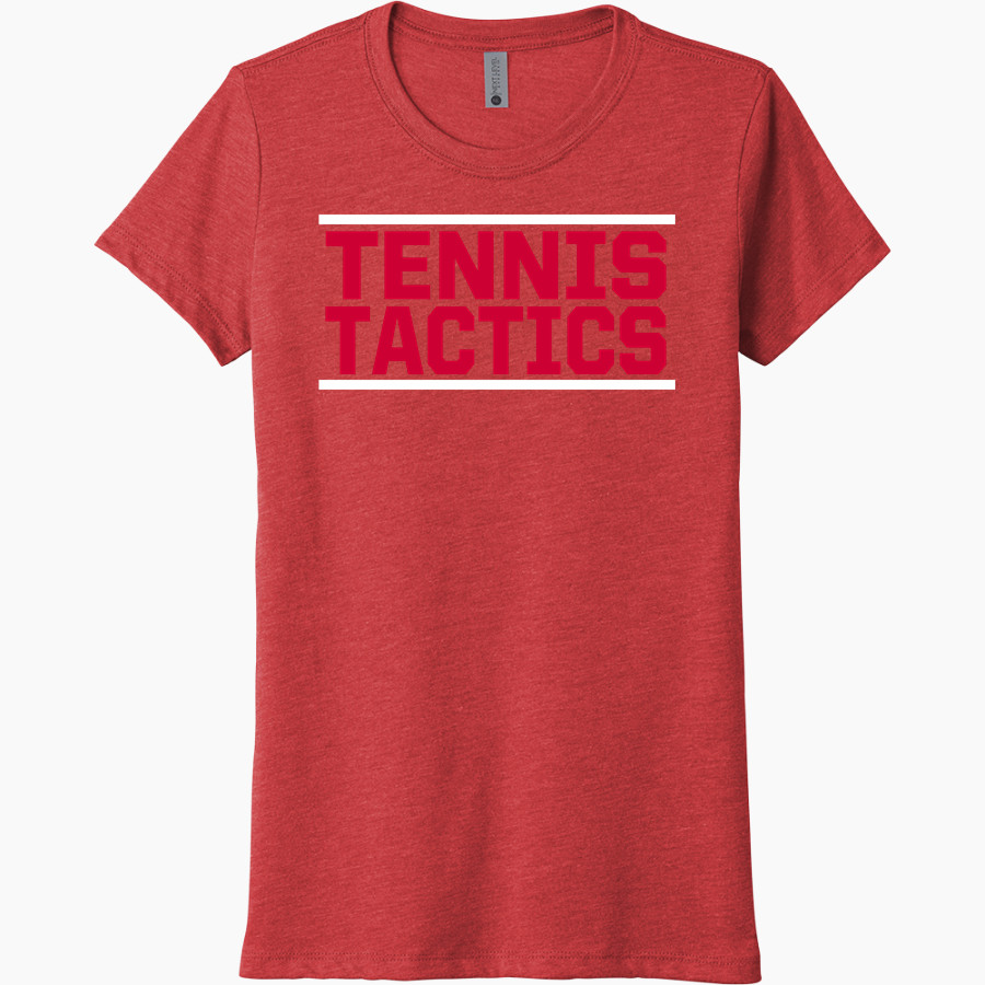 Tennis Tactics Tennis Tactics <span class="pdp-name-mascot">Tennis Tactics</span> Next Level Women's Tri-Blend Tee