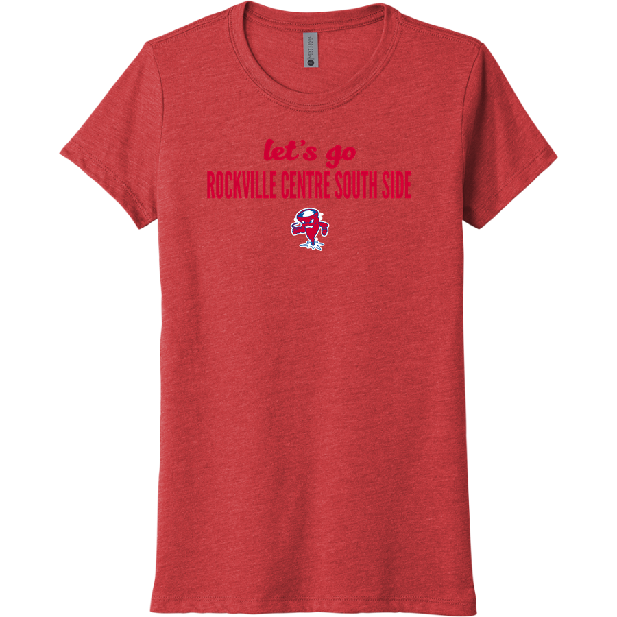 ROCKVILLE CENTRE SOUTH SIDE H S CYCLONES <span class="pdp-name-mascot">ROCKVILLE CENTRE SOUTH SIDE CYCLONES</span> Next Level Apparel Women's Tri-Blend Tee