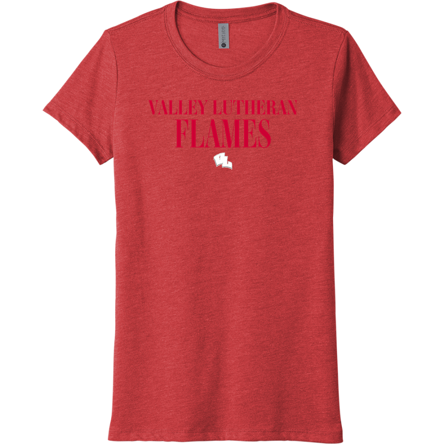 Valley Lutheran Flames <span class="pdp-name-mascot">Valley Lutheran High School Flames</span> Next Level Women's Tri-Blend Tee