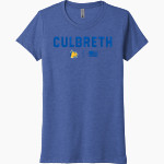 CULBRETH Cougars <span class="pdp-name-mascot">GREY CULBRETH MIDDLE SCHOOL Cougars</span> Next Level Women's Tri-Blend Tee Front Thumbnail