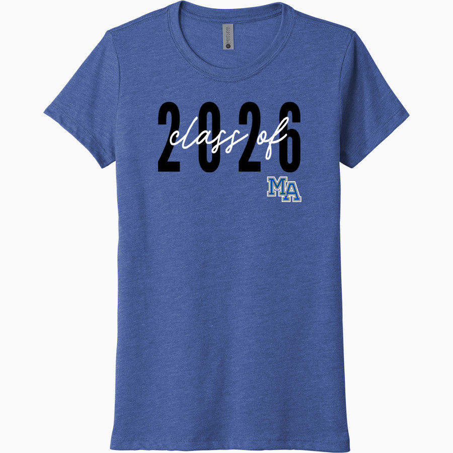 MAYWOOD ACADEMY HIGH SCHOOL NIGHTHAWKS <span class="pdp-name-mascot">MAYWOOD ACADEMY NIGHTHAWKS</span> Next Level Women's Tri-Blend Tee