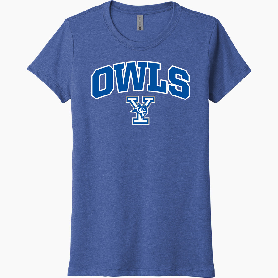 YANTIS HIGH SCHOOL OWLS <span class="pdp-name-mascot">YANTIS OWLS</span> Next Level Women's Tri-Blend Tee