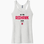 Benedictine University Mesa Redhawks <span class="pdp-name-mascot">Benedictine University Redhawks</span> Next Level Apparel Women's Tri-Blend Racerback Tank Front Thumbnail