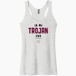 North Crawford Trojans <span class="pdp-name-mascot">North Crawford Trojans</span> Next Level Apparel Women's Tri-Blend Racerback Tank Front Thumbnail