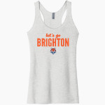 BRIGHTON HIGH SCHOOL BENGALS Next Level Apparel Women's Tri-Blend Racerback Tank Front Thumbnail